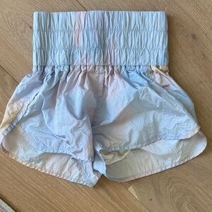 Blue High Waist Elastic Shorts The Way Home!